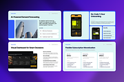 Zentra AI SaaS Pitch Deck Powerpoint, a Presentation Template by Unich Design Bureau (Thumbnail 6 of 8)