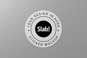 Sticker Mockup, a Product Mockup by SLAB! Design (Thumbnail 7 of 7)