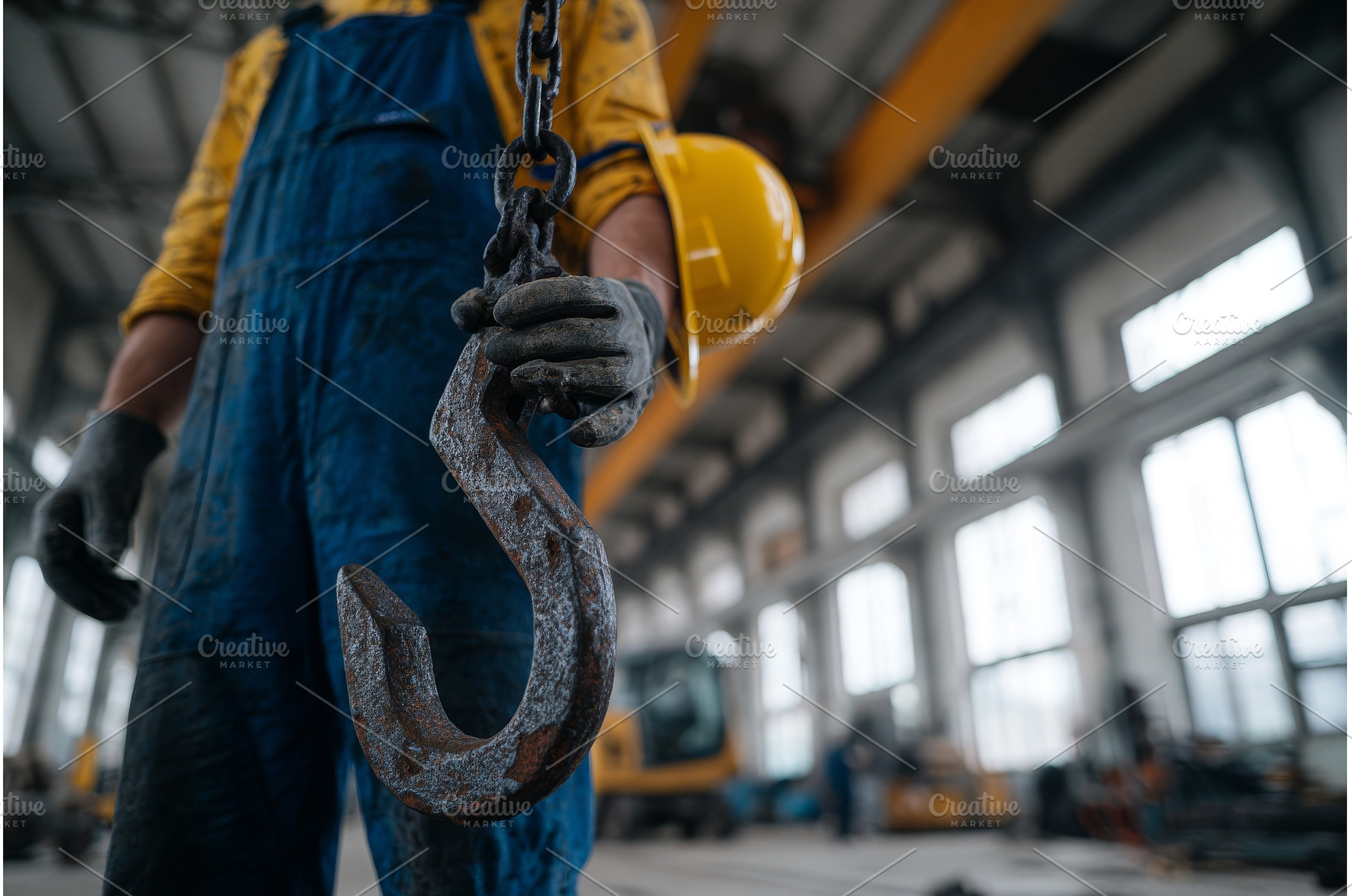 An industrial hook used for lifting, an Industrial Photo by ZinetroN