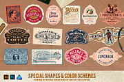 Nostalgic Font and Label Collection, a Graphic by Heritage Type Co. (Thumbnail 4 of 14)