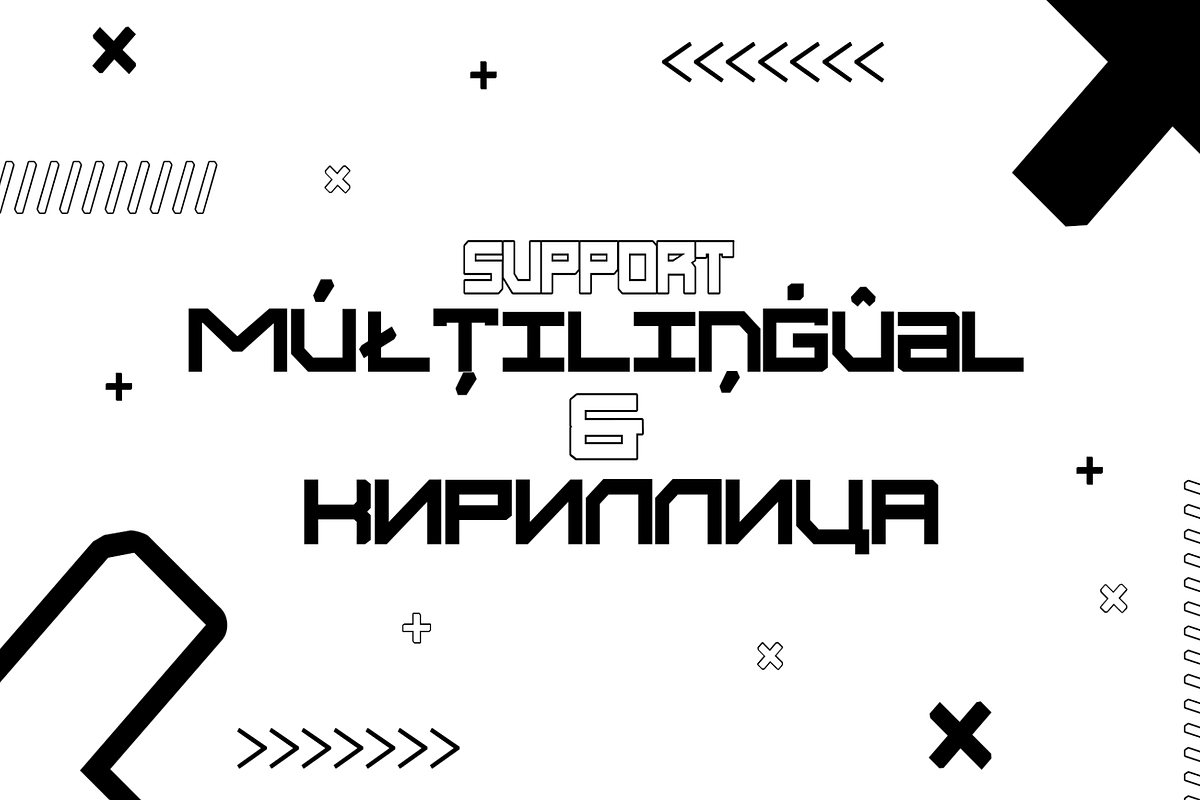 Syntachron - Futuristic Monospaced, a Sans Serif Font by Mofr 24 (Photo 8 of 11)