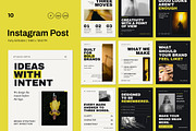 Bold Editorial Social Media, a Social Media Template by Pitchlook.Studio (Thumbnail 1 of 3)