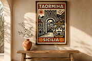 Taormina Sicily Travel Poster, a Wallpaper Photo by rarrarorro (Thumbnail 1 of 6)