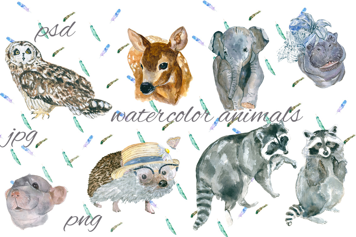Animals drawing, an Animal Illustration by JuliaFast (Photo 2 of 2)
