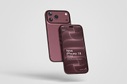iPhone 18 Pro PSD Mockup, an iPhone Mockup by getproject (Thumbnail 5 of 6)