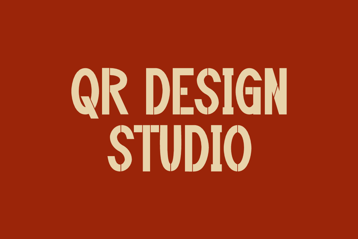 Stencil Bickors Font, a Sans Serif Font by QR Design Studio (Photo 4 of 7)