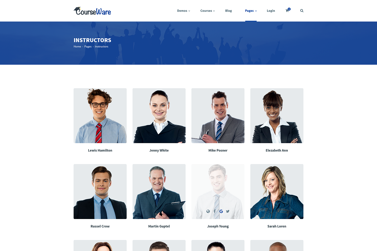 CourseWare - Learning PSD Template, a Landing Page Template by bigpsfan's SHOP (Photo 10 of 25)