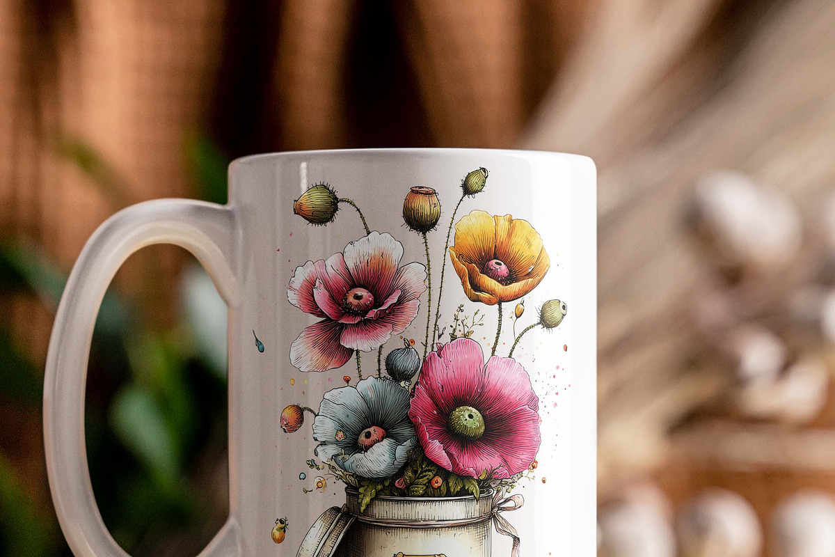Whimsical Spring Flowers ClipartS, a Graphic by one-touch (Photo 4 of 18)