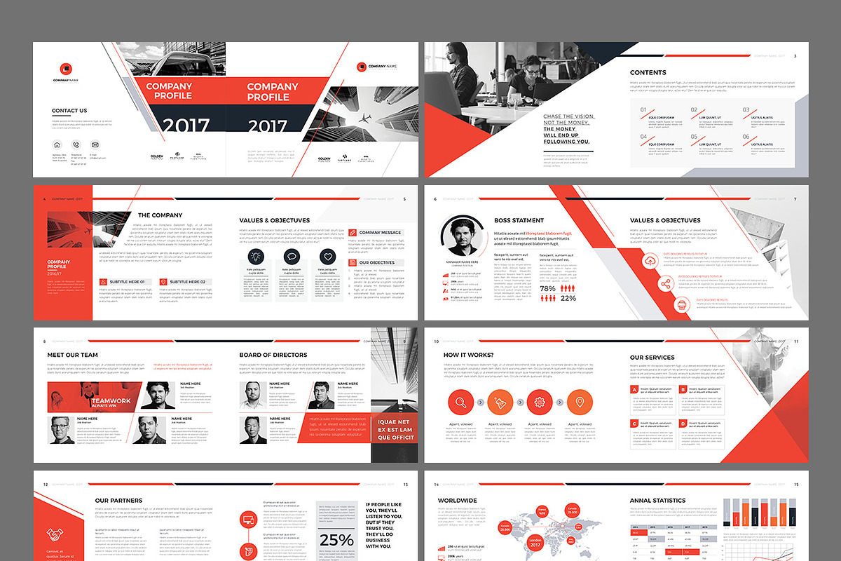 A5 Landscape Company Profile, a Brochure Template by BrochuresFactory (Photo 9 of 9)
