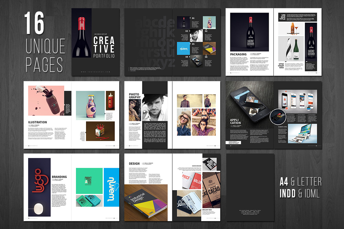 Creative Portfolio, a Brochure Template by Canden Studio (Photo 6 of 7)