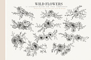 123 Floral Line Art Elegant Botanic, a Graphic by Luiz da Rolt Grathwohl (Thumbnail 3 of 8)