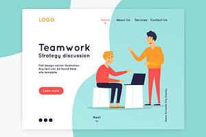 landing page