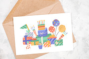 Birthday gifts and decorations, a Decorative Illustration by Good Studio (Thumbnail 3 of 3)