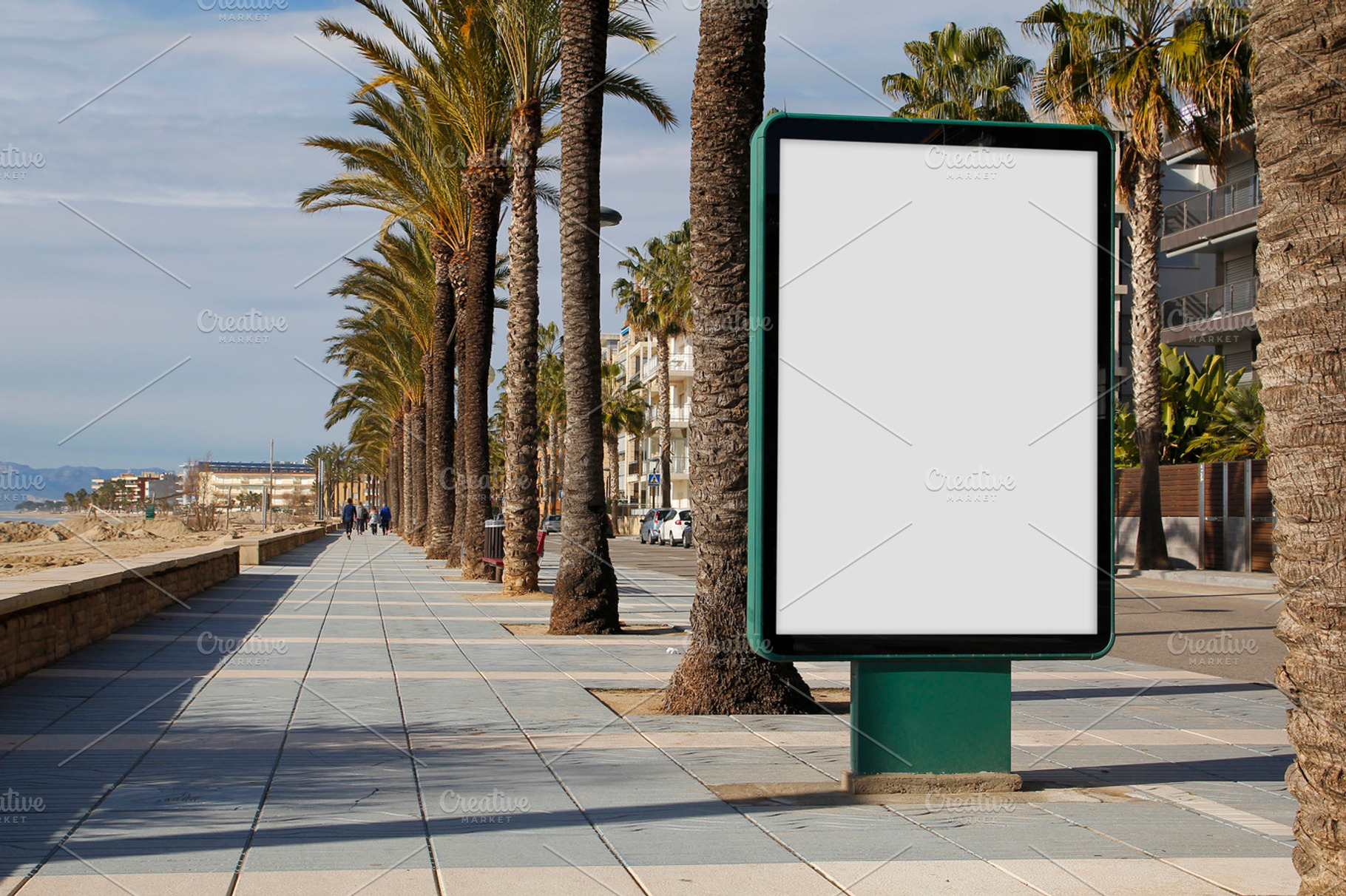 Blank billboard mock up featuring billboard, advertising, and poster, a Business Photo by aagafapaperiapunta