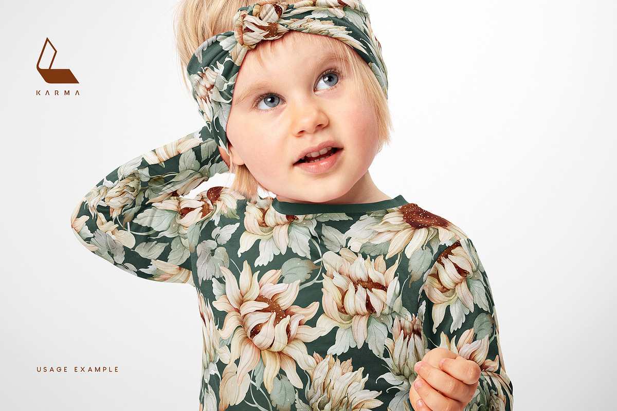 Sunflower | Seamless pattern, a Pattern Graphic by Karma (Photo 3 of 15)