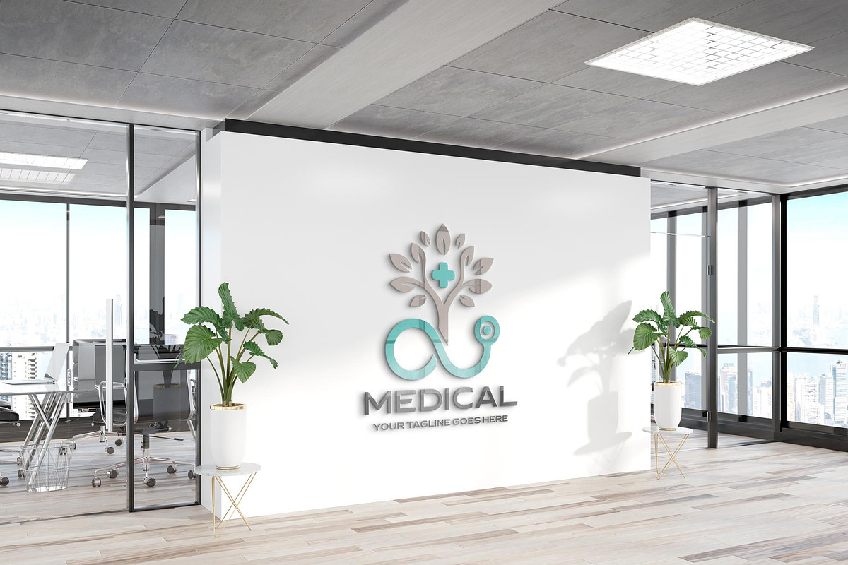 Medical Tree Stethoscope Logo, a Branding & Logo Template by YUDesignStore (Photo 4 of 9)