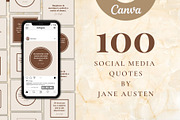 Animated Jane Austen Quotes, a Social Media Template by Graphicspixel (Thumbnail 2 of 4)