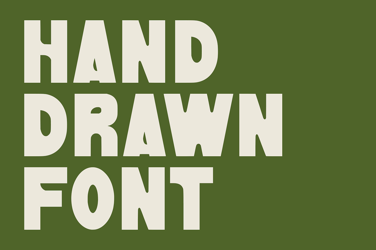 Roolox Sans Hand Drawn Display Font, a Sans Serif Font by Maulana Creative (Photo 2 of 7)