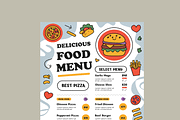 Food Menu Template, a Flyer Template by MightyDesign (Thumbnail 4 of 8)