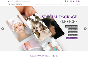 Salon - Beauty WordPress Theme