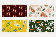 Paisley Floral Patterns, a Pattern Graphic by Trisuphat (Thumbnail 2 of 4)