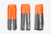 Ski Pants Mockup, a Product Mockup by OneVectorStock (Thumbnail 1 of 3)