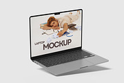 High Quality Laptop Mockup, a Wearable Device Mockup by safrizalstudio (Thumbnail 5 of 5)