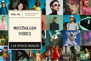 Nostalgia Vibes Stock Images Bundle, a Person Photo by BeNone Designs