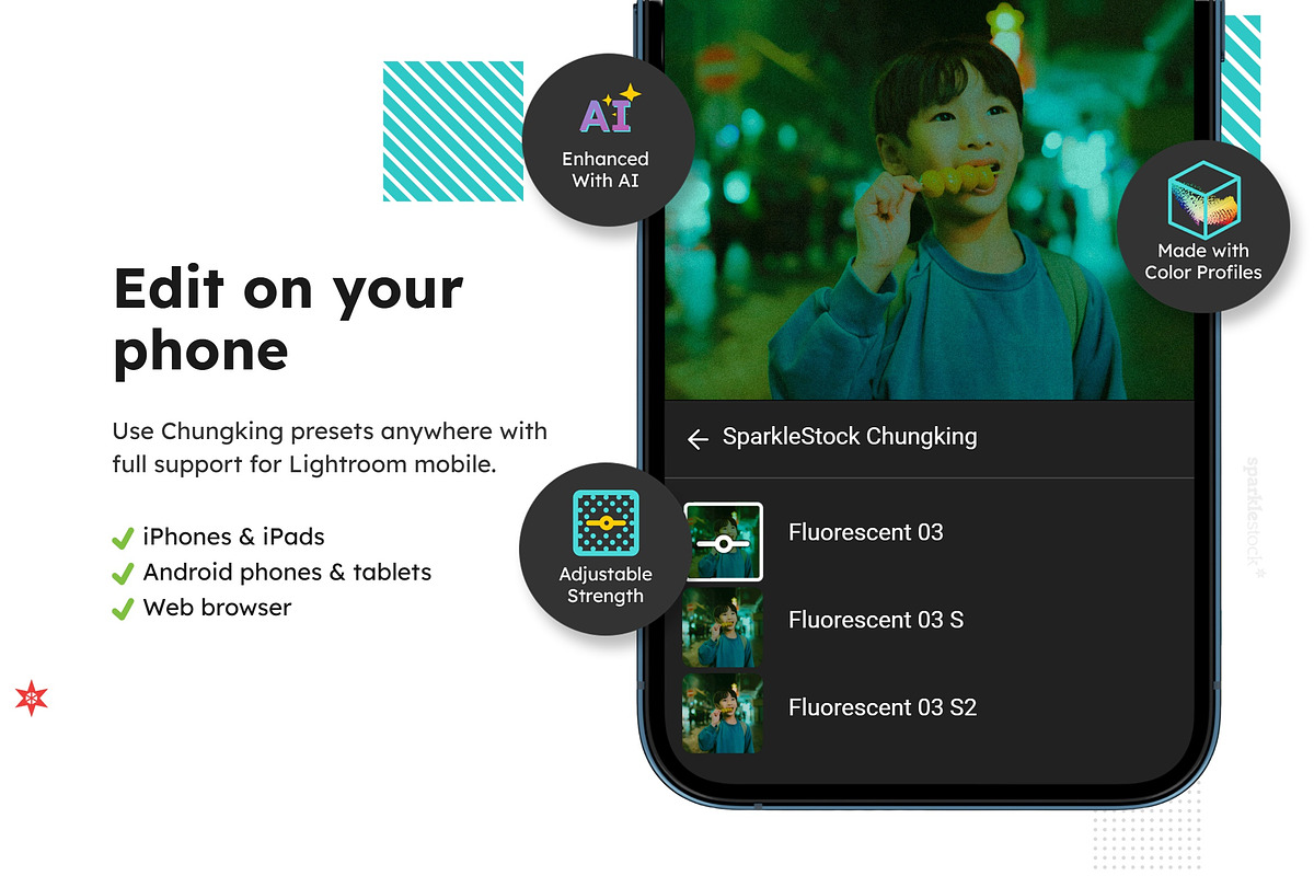 25 Chungking Lightroom Presets LUTs, a Preset Add-On by SparkleStock (Photo 11 of 14)