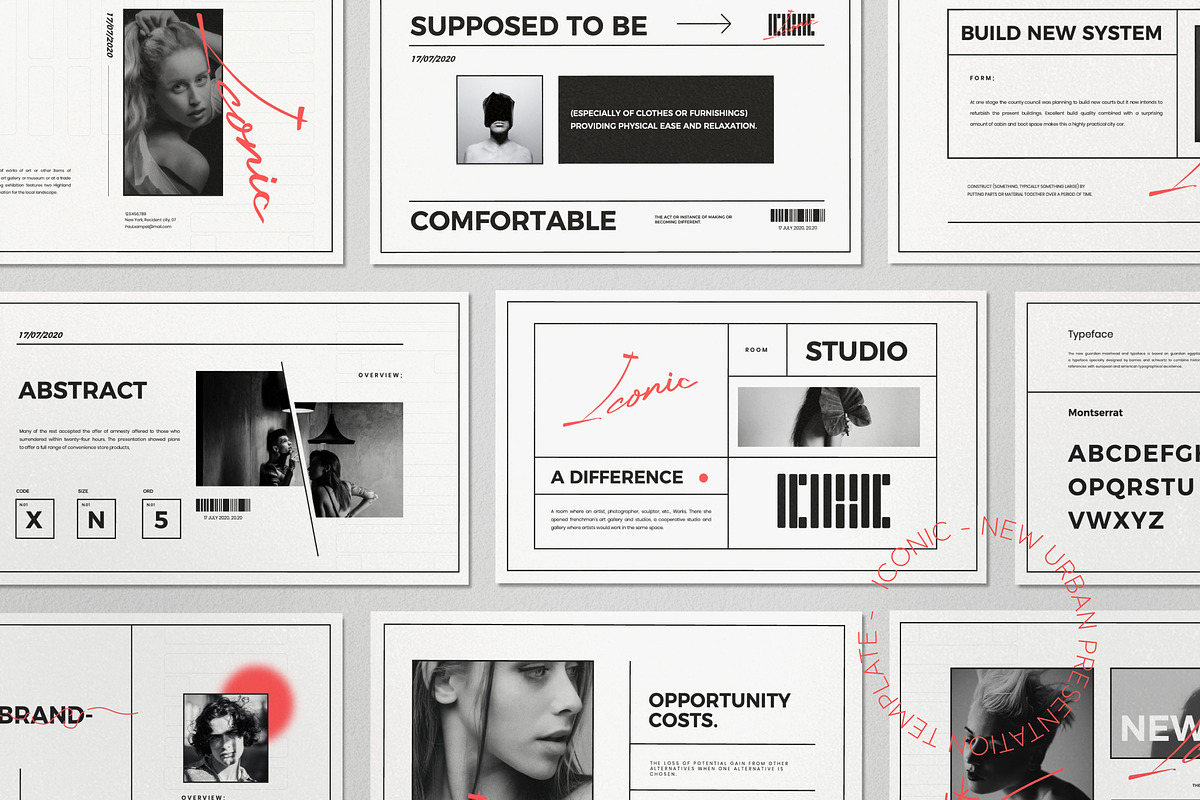 Iconic - Minimal Lookbook Keynote, a Presentation Template by Dirtytemp Studio (Photo 1 of 11)
