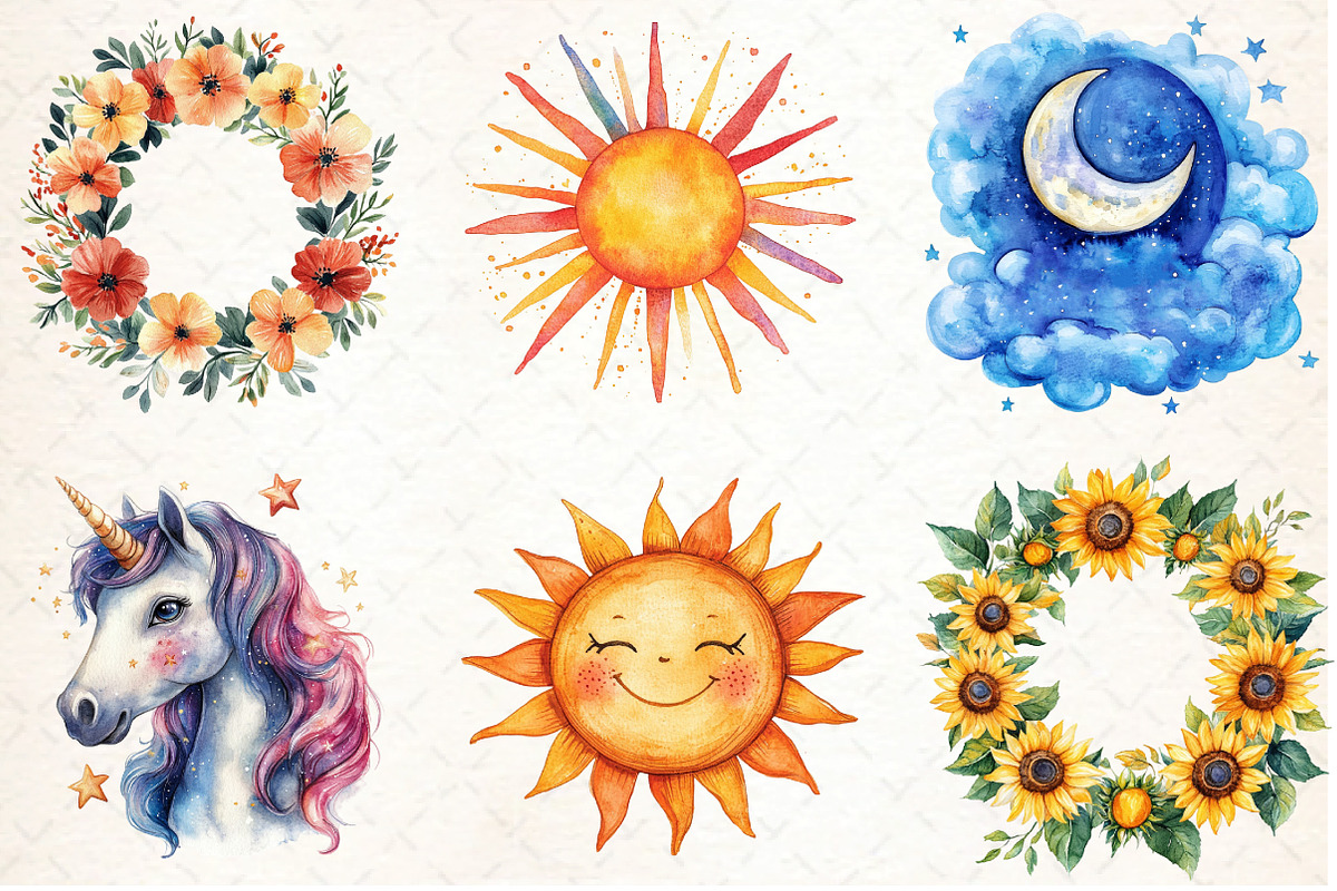 Cute Positive Quotes Clipart, an Illustration by DreamCafeArt (Photo 4 of 4)