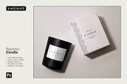 Realistic Candle - 6 Mockups Set, a Packaging Mockup by Studio Lanterne (Thumbnail 6 of 7)