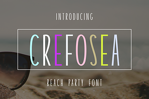 Crefosea Beach Font Edition