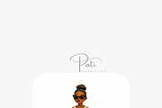 28 Black Woman Clipart, a Decorative Illustration by Pati Charm Studio (Thumbnail 6 of 8)