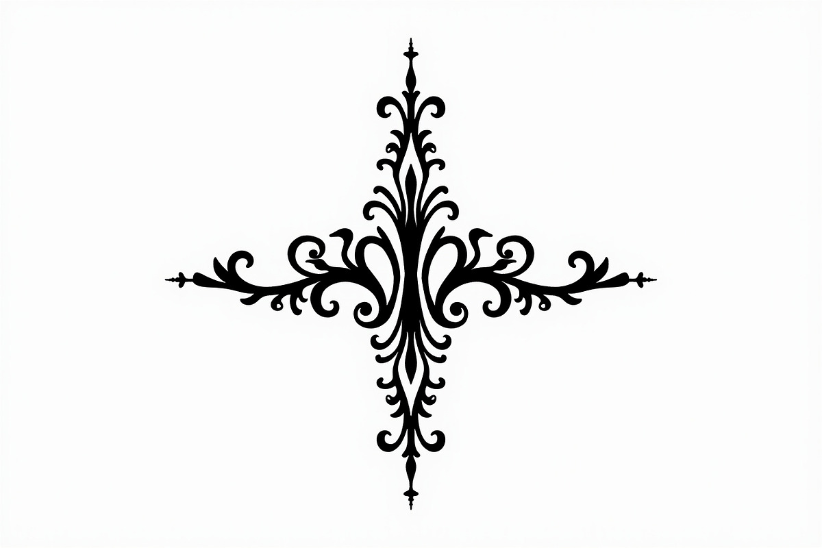 Classic Ornament Silhouette Vector S, an Illustration by Gfx_Store (Photo 2 of 9)