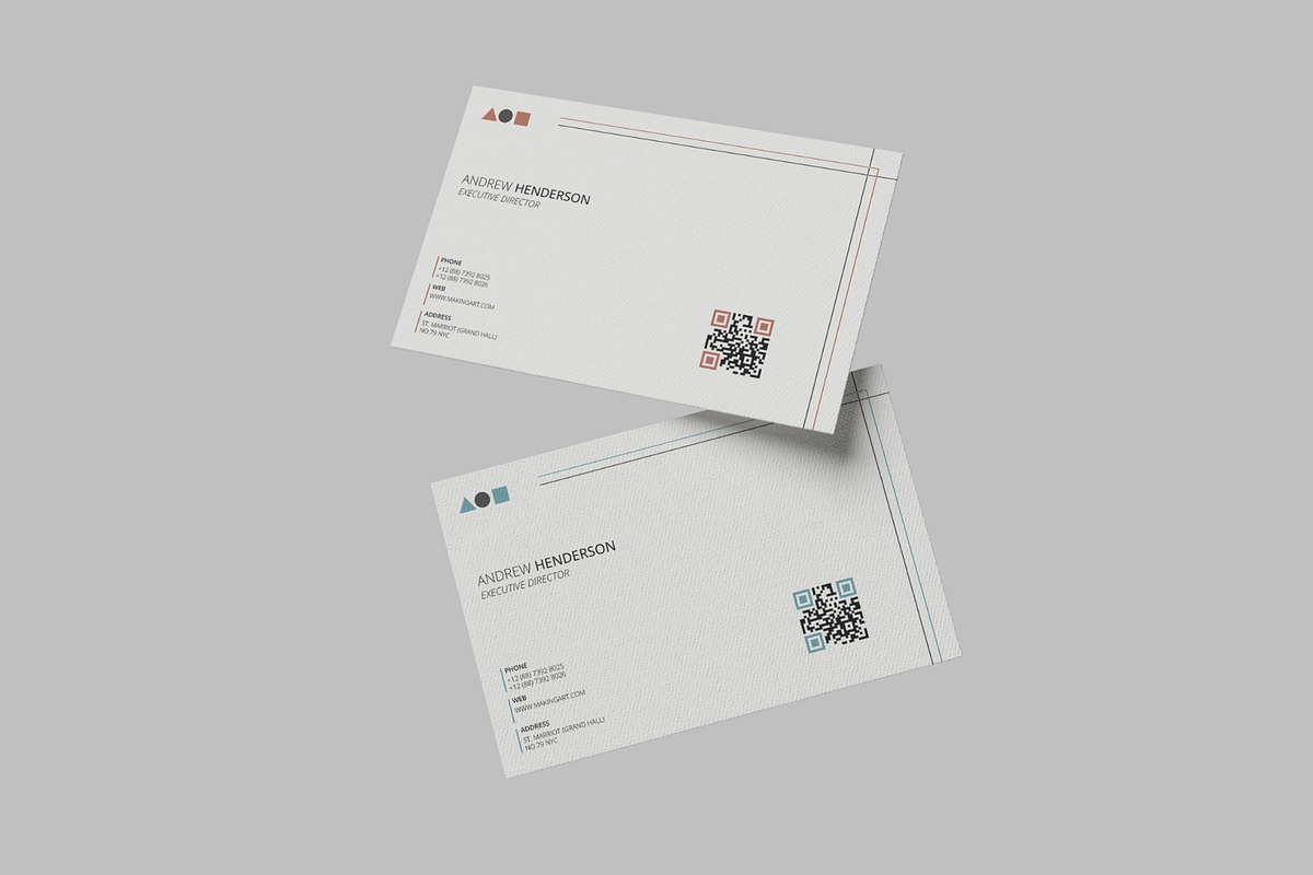 Realistic Business Card Mockup PSD, an Advertising Mockup by MA-KING_ART (Photo 2 of 5)