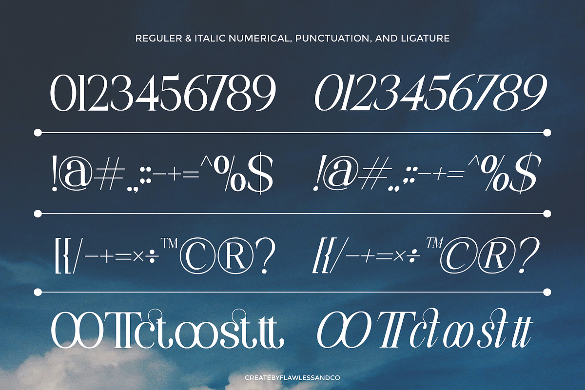 Nectavia - Display Serif Font, a Serif Font by Flawless And Co (Photo 10 of 10)