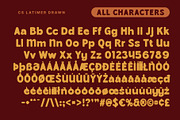 CS Latimer Drawn, a Sans Serif Font by Craft Supply Co. (Thumbnail 8 of 8)