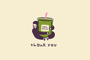 Matcha vector illustration Bundle, a Food Illustration by Luamor (Thumbnail 10 of 10)