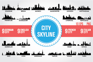 Skyline European Cities, an Illustration by MaximGertsen