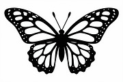 butterfly laser cut design, an Illustration by balal (Thumbnail 6 of 13)