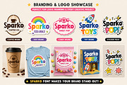 Sparko – Bold Playful Display Font, a Serif Font by Wow Magic (Thumbnail 2 of 5)