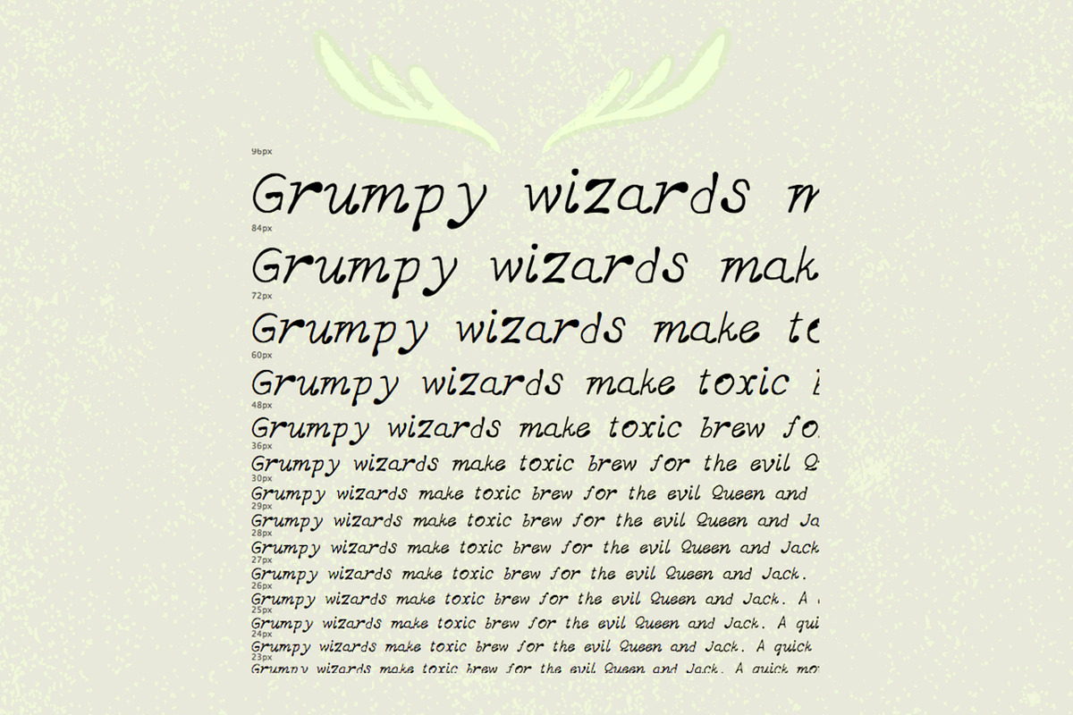 Hand-Drawn Reindeer Font preview 3