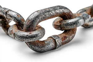 Rusty chain links close up detail ag, a Background Photo by Pixeness Studio