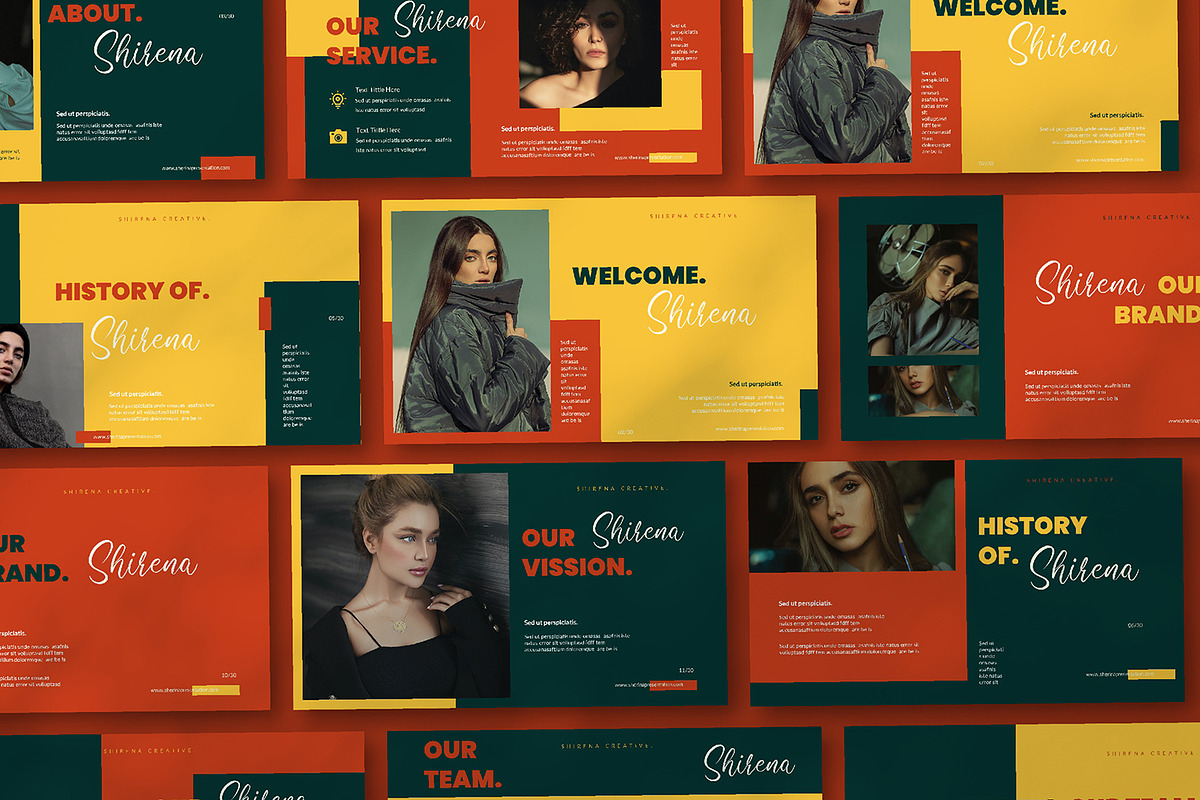 Sherina Fashion Powerpoint Template, a Presentation Template by nyilstudio (Photo 6 of 7)