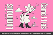 Godger Rounded 3D, a Sans Serif Font by Craft Supply Co. (Thumbnail 6 of 8)