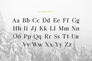 Leyton Typeface