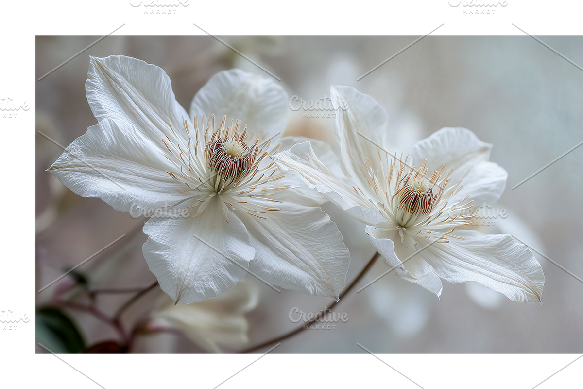 Hihe Co. White Floral Art, a Texture Illustration by milatovar (Photo 12 of 20)