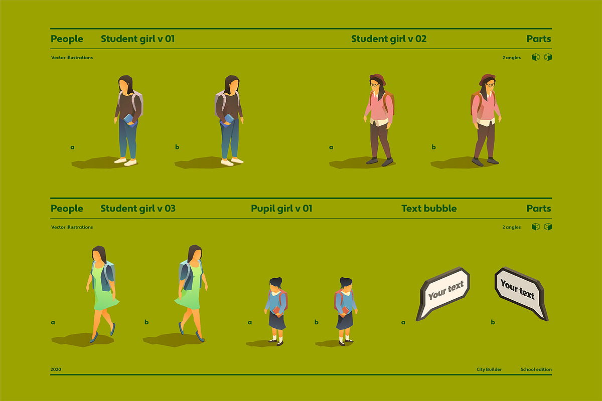 Schools City builder, an Education Illustration by blauananas (Photo 19 of 21)