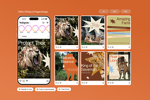 Roar For Lions - Instagram Post, a Social Media Template by Izdihaar_Studio